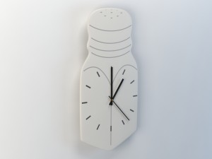 kitchen wall clock - salt cellar 3Dモデル