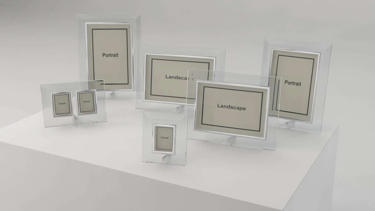 glass photo frames 3D Model .c4d .max .obj .3ds .fbx .stl .blend 