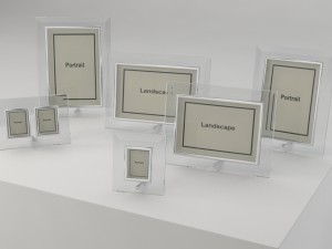 glass photo frames Modèle 3D