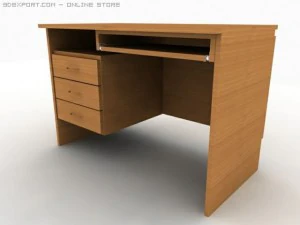 computer table 3D Model