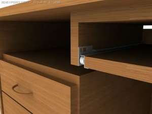 computer table Model 3D