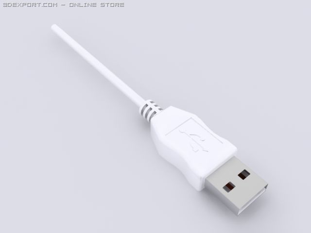 usb termination 3Dモデル .c4d .max .obj .3ds .fbx .stl .blend 