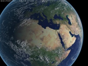 earth realistic Modèle 3D