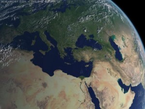 earth obj Modèle 3D