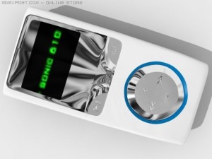 t sonic 610 mp3 player 3D Модель