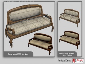 antique kavoo 3D Model