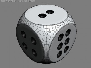 dice 3D 模型
