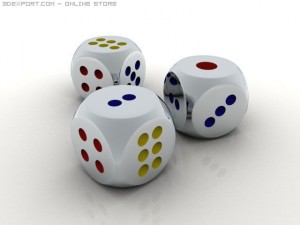 dice 3D 模型