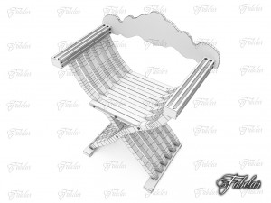 savonarola chair 3Dモデル
