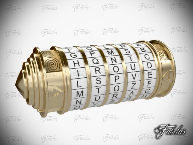 cryptex clean 3D Model .c4d .max .obj .3ds .fbx .stl .blend 