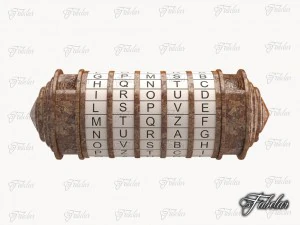 크립텍스 녹슨 3D 모델