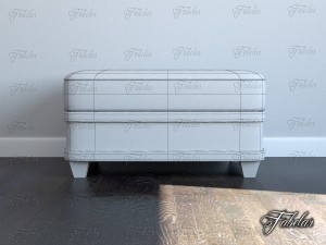 pouf 01 scene 3D 모델