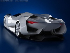 citroen gt 3D मॉडल