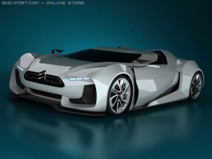 citroen gt 3D मॉडल