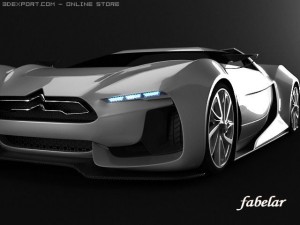 citroen gt 3D मॉडल