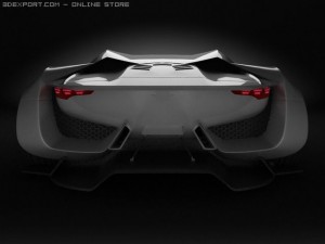 citroen gt 3D मॉडल