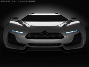 citroen gt 3D मॉडल