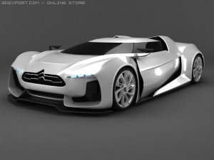 citroen gt 3D मॉडल