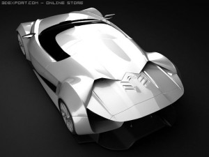 citroen gt 3D मॉडल