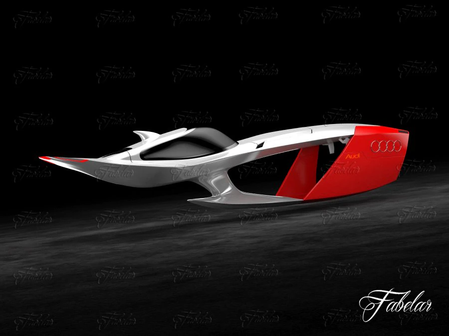 audi calamaro concept 3D Model .c4d .max .obj .3ds .fbx .stl .blend 