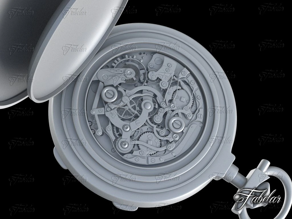 watch 15 no textures 3D Model .c4d .max .obj .3ds .fbx .stl .blend 