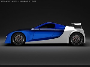 weber sportscar 3D-Modell