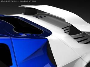weber sportscar 3D-Modell
