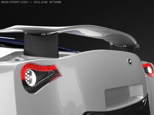 weber sportscar 3D-Modell