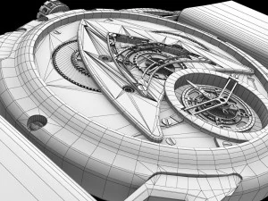 watch mechanisms coll 6 3D Model