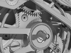 watch mechanisms coll 6 3D Model