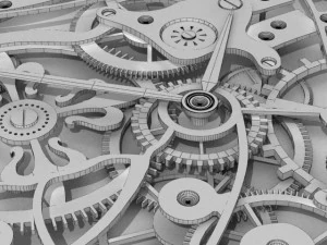 watch mechanisms coll 6 3D Model