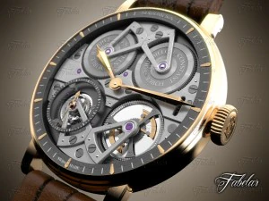 watch mechanisms coll 6 3D Model