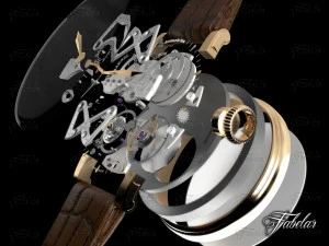 watch mechanisms coll 6 3D Model