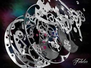 watch mechanisms coll 6 3D Model