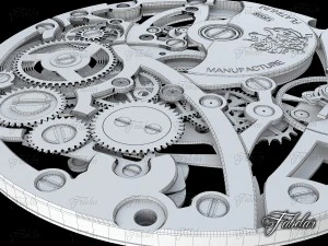 watch mechanisms coll 6 3D Model