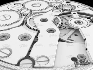 watch mechanisms coll 6 3D Model