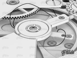 watch mechanisms coll 6 3D Model