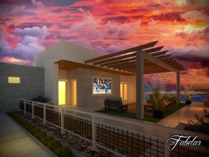 villa 02 Modello 3D
