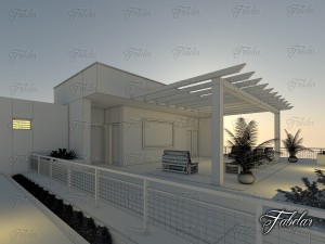 villa 02 Model 3D