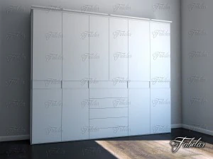 ワードローブ01 3Dモデル