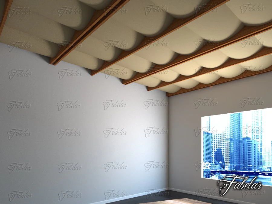 ceiling 02 3D Model .c4d .max .obj .3ds .fbx .stl .blend 
