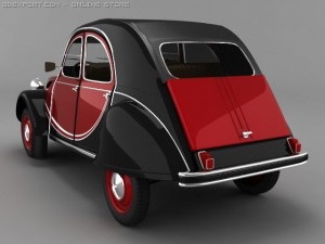 citroen 2cv charleston Modelo 3D
