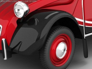 citroen 2cv charleston Modelo 3D