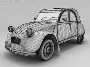 citroen 2cv charleston Modelo 3D