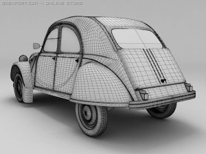 citroen 2cv charleston Modelo 3D