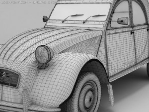 citroen 2cv charleston Modelo 3D