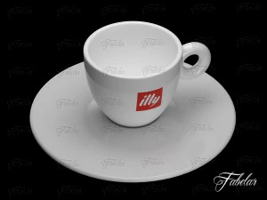 illy coffee cup 3D Model