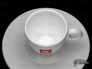 illy coffee cup 3D Model