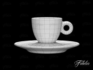 illy coffee cup Modèle 3D