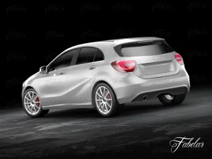 mercedes a class w176 3D Model